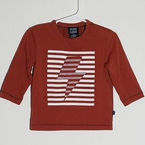 Fierce Frank Lightening Bolt Applique Shirt 18m